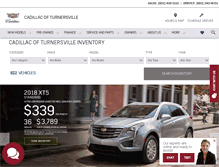 Tablet Screenshot of cadillacofturnersville.com